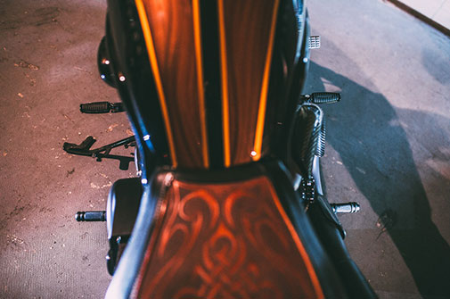 Montiert Fussrasten für Harley Davidson V-Rod Modelle - obere