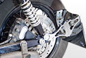 Mounted Chrome Side Mount License Plate For Harley Davidson Sportster - detail