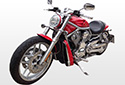 Vertical Side Mount License Plate For Harley Davidson V-ROD - Japan